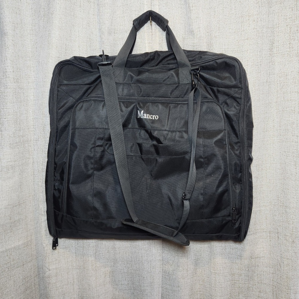 Mancro Garment Bag Travel‎ Bag Foldable Spacious Model US115800BLK 5-Compartment